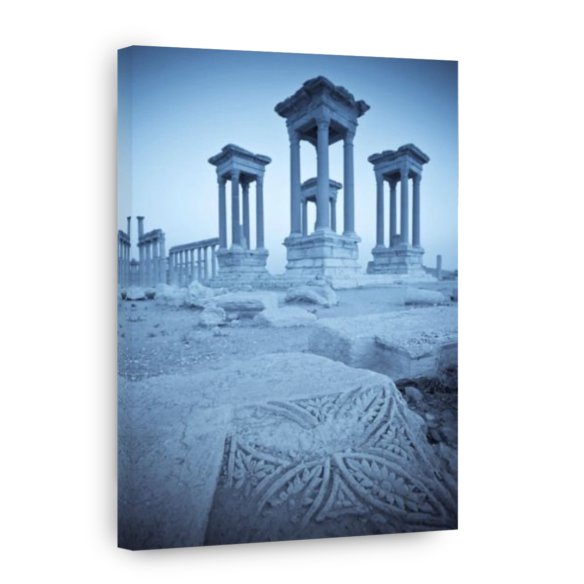 Syria, Palmyra Ruins (UNESCO Site), Tetrapylon