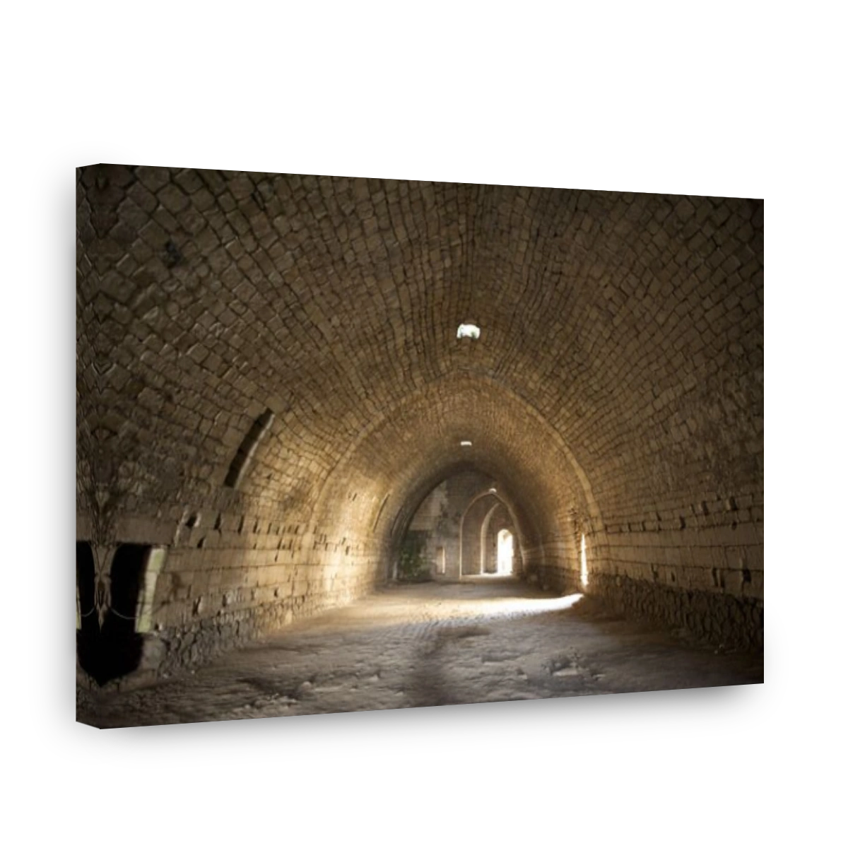 Stable block of Krak Des Chevaliers, Qalaat Al Hosn, crusader castle, Syria,