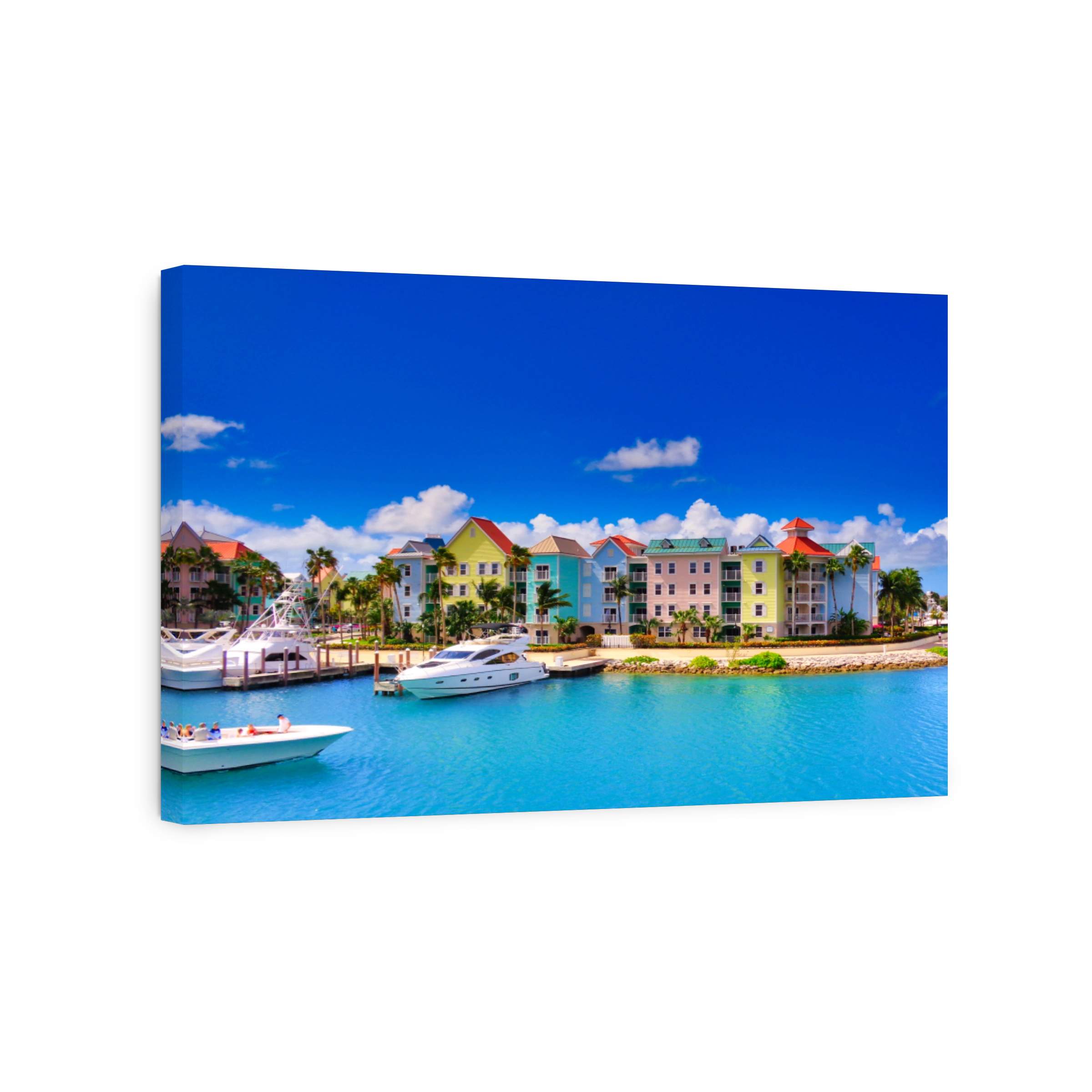Colourful houses in Nassau