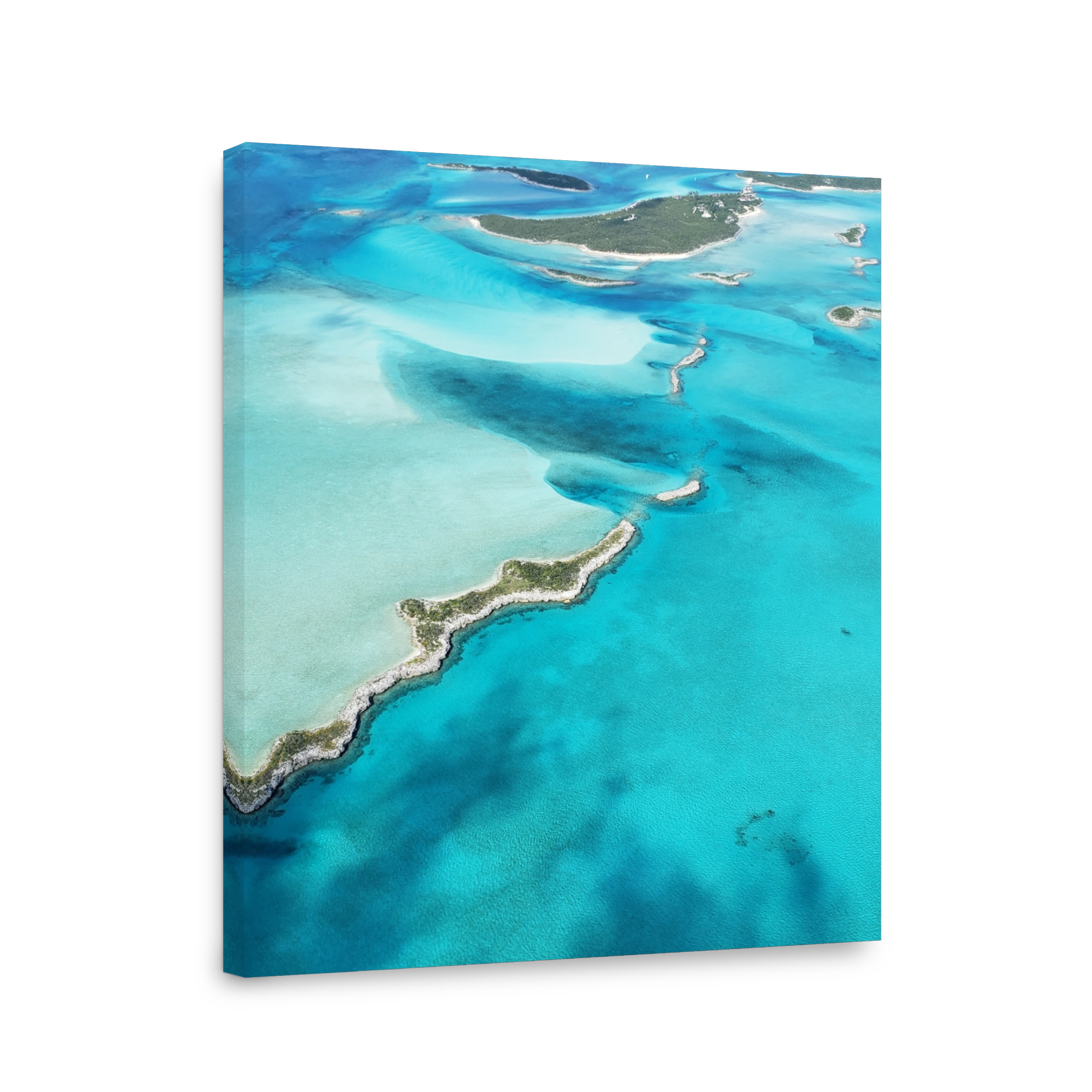 High Angle View Of Island In Sea