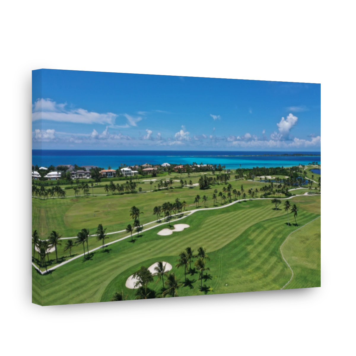 Tropical Golf Course on the Water