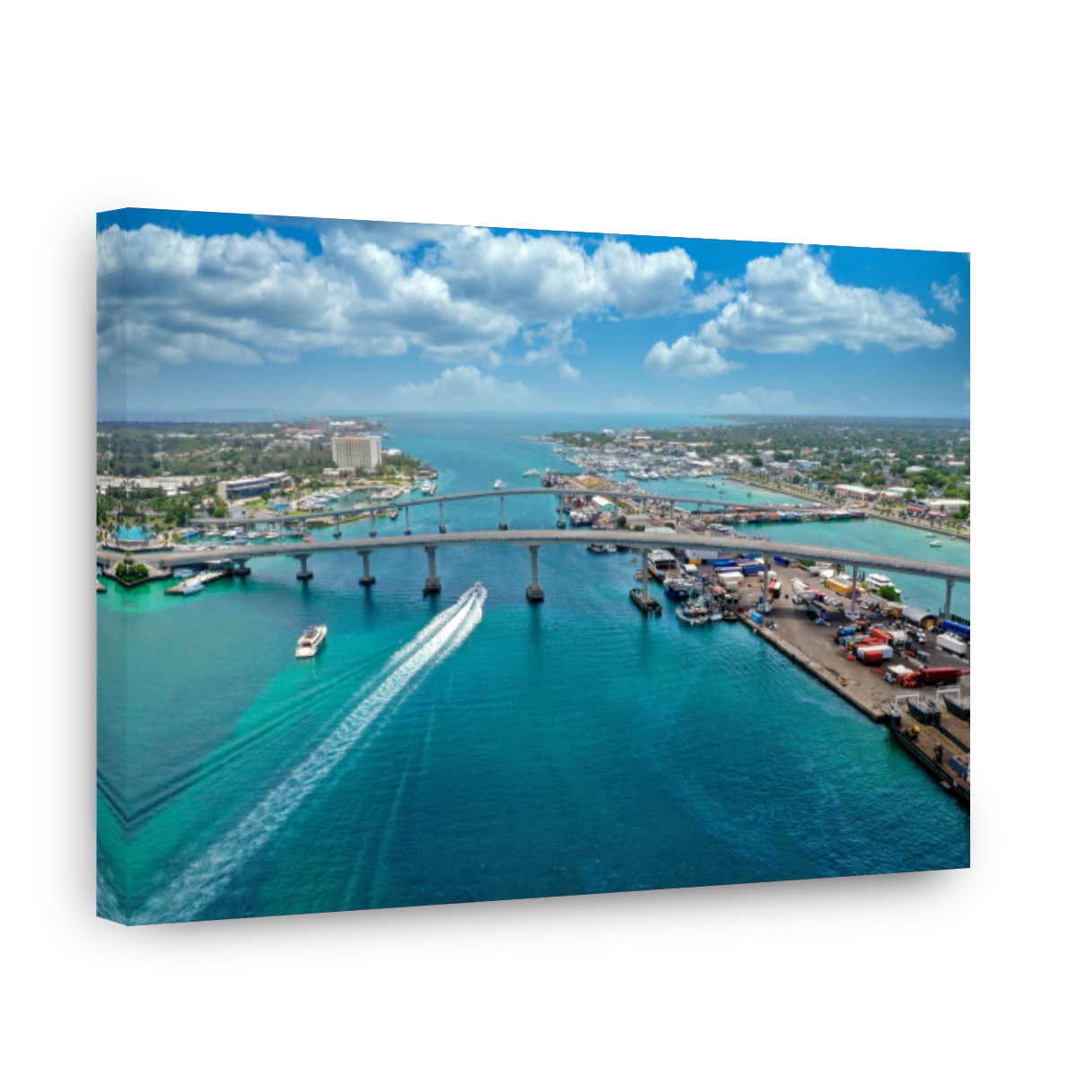 Bahamas Bridges over Blue Water