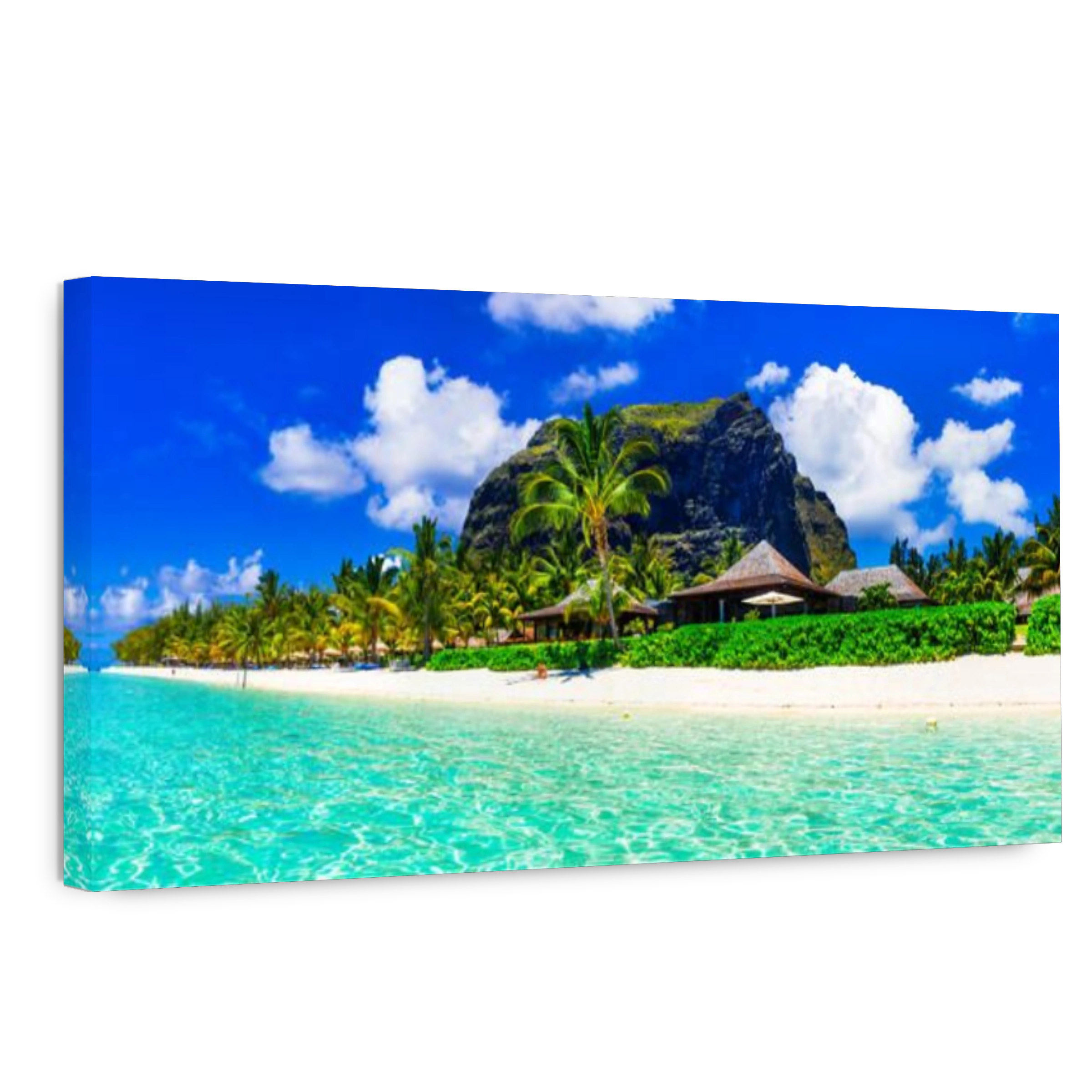 Beautiful beach of Mauritius island,le Morne.