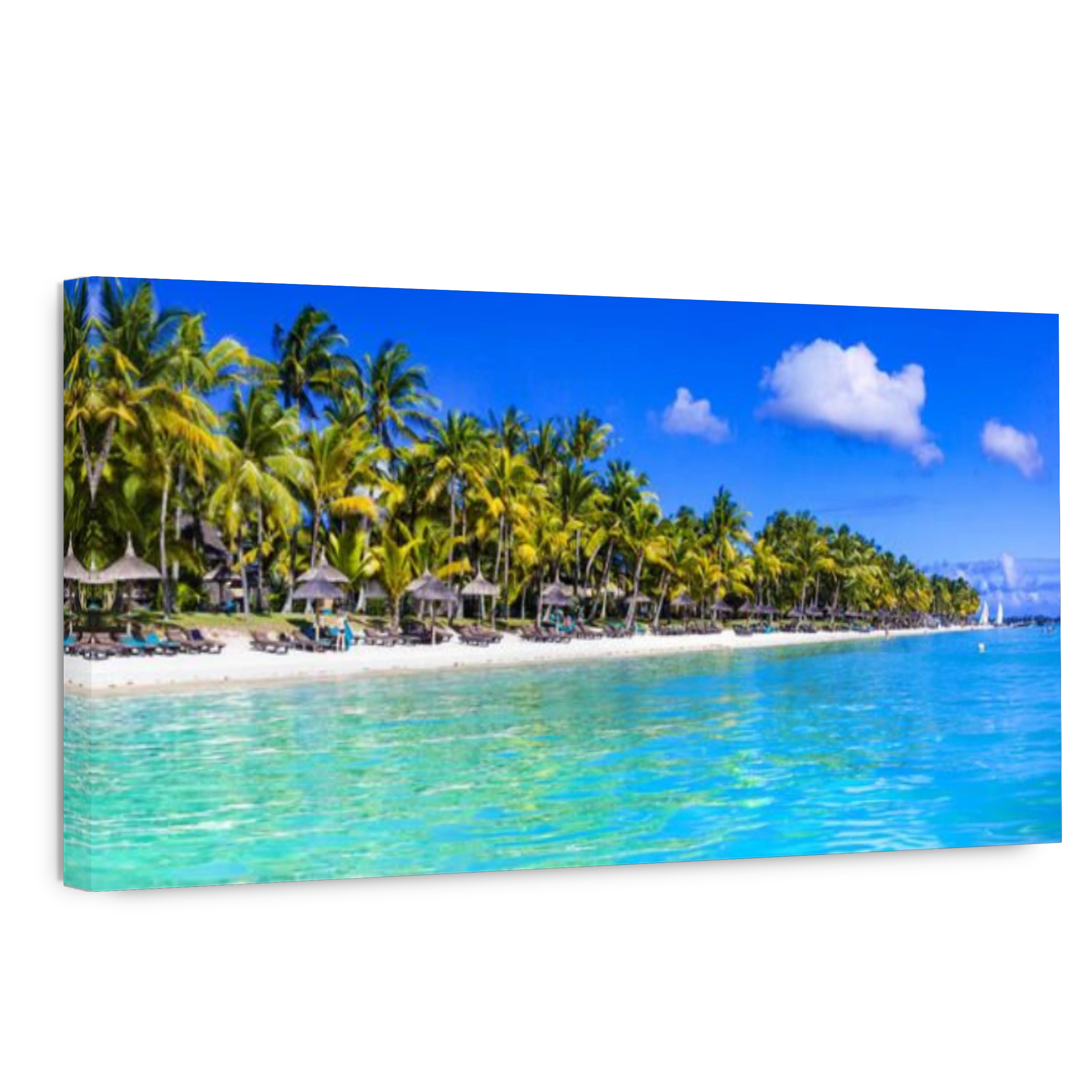 Relaxing tropical holidays -white sandy beaches of gorgeous Mauritius island