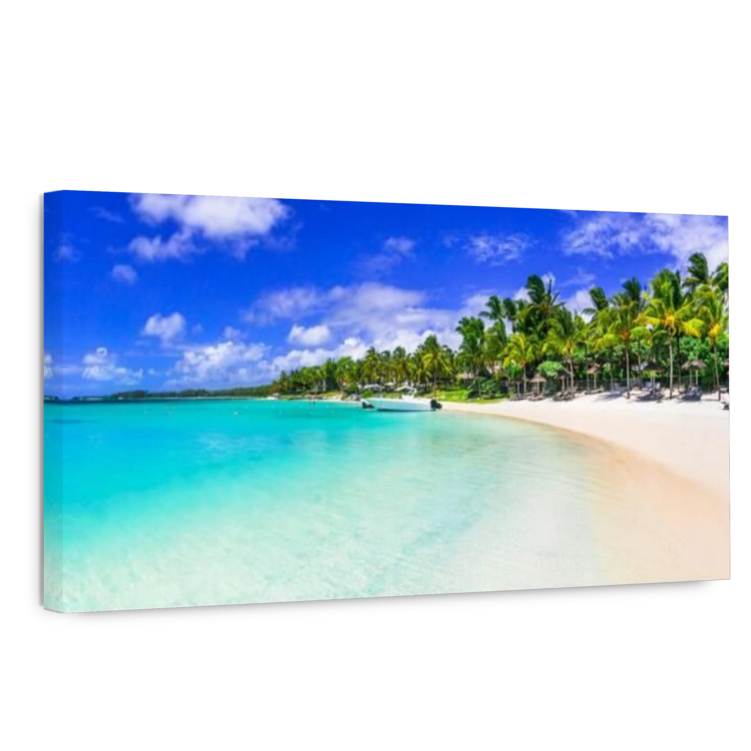 Tropical paradise in Mauritius island.