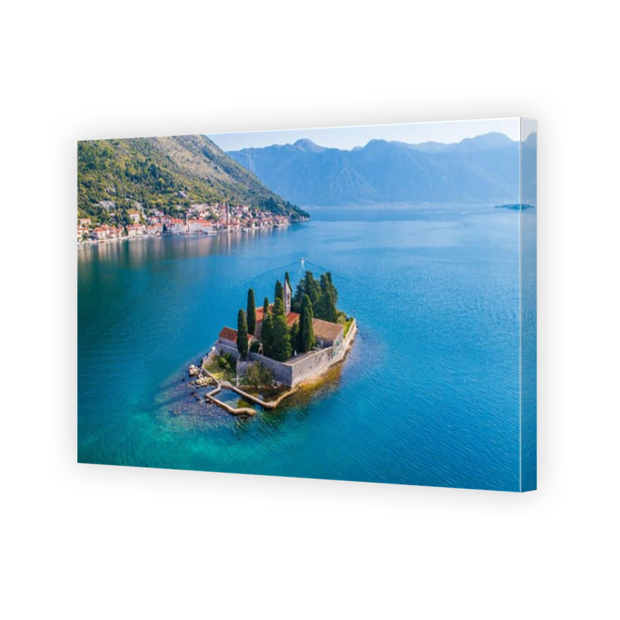 Island monastery St. George near Perast, Montenegro