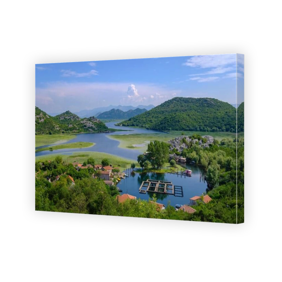 Karuc village, Lake Skadar, Lake Skadar National Park, near Cetinje, Montenegro