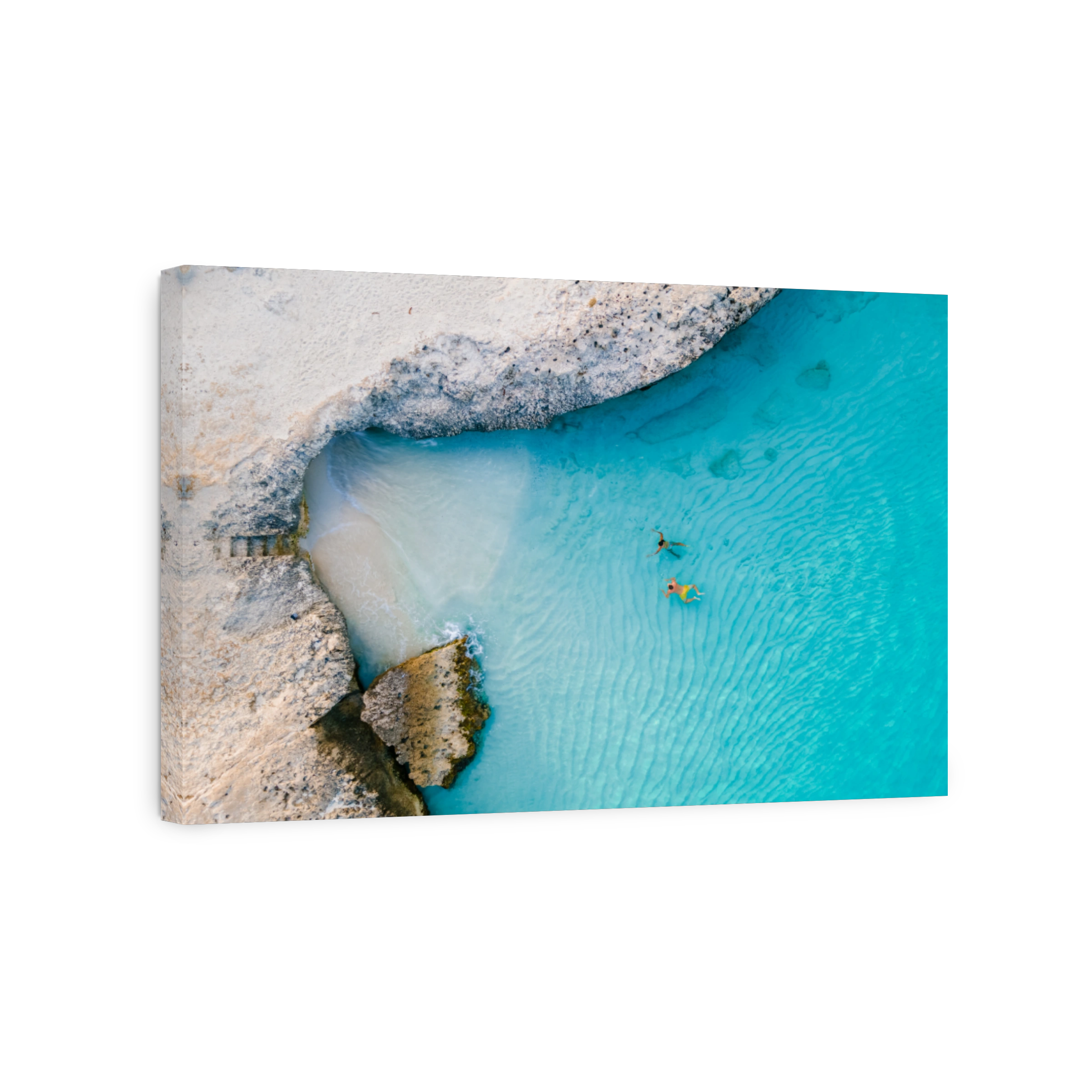 a couple of men and women on the beach of Tres Trap Aruba Caribbean Island