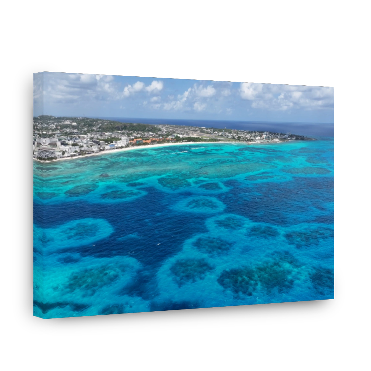 San Andres Skyline At San Andres In Providencia Y Santa Catalina Colombia.