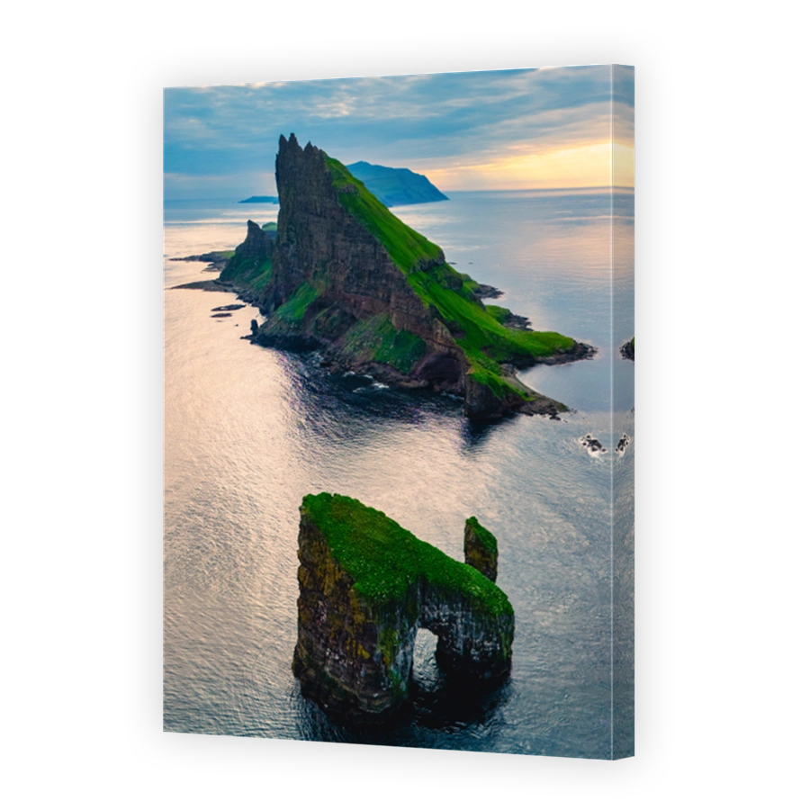Drangarnir Sea Stacks in the Faroe Islands