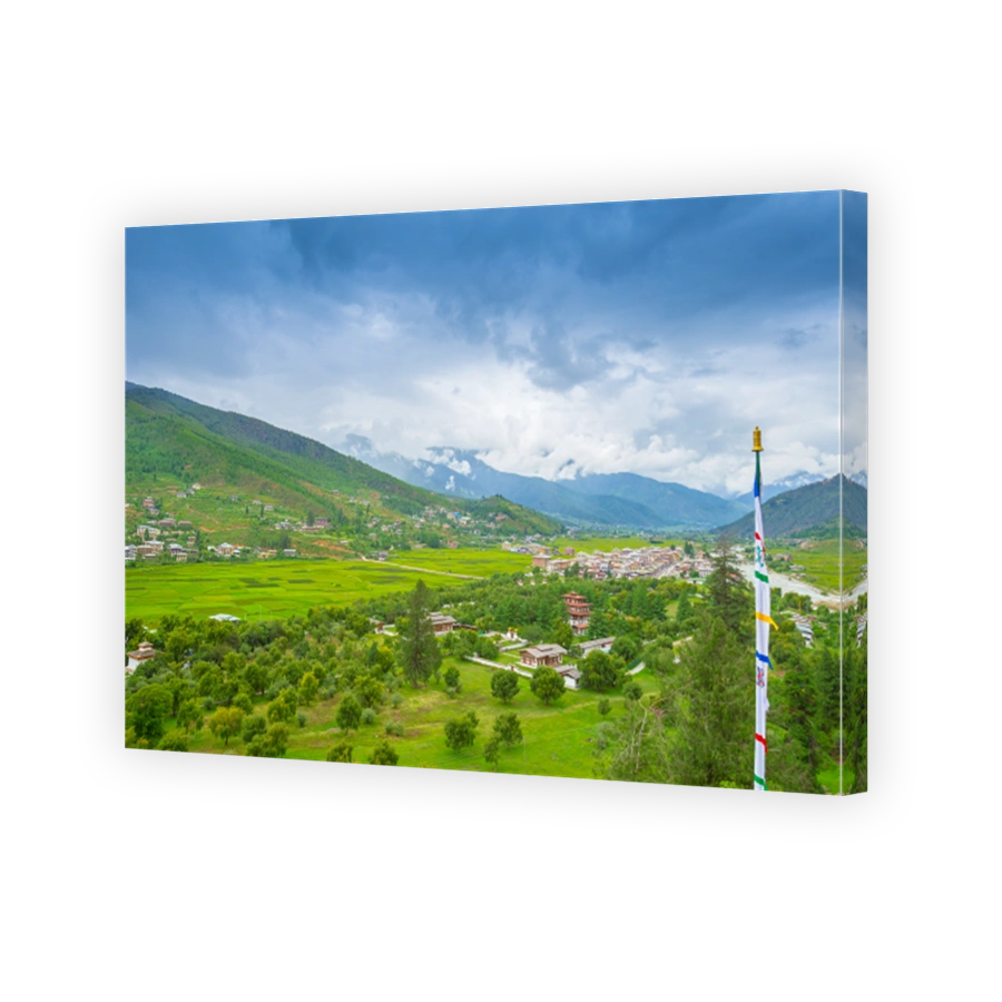 Paro Valley Top view, Paro, Bhutan