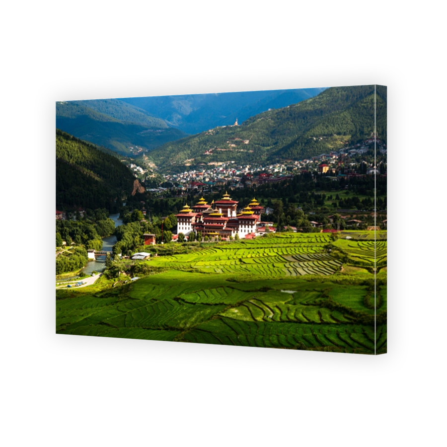 Capital city of Bhutan Thimphu Dzong