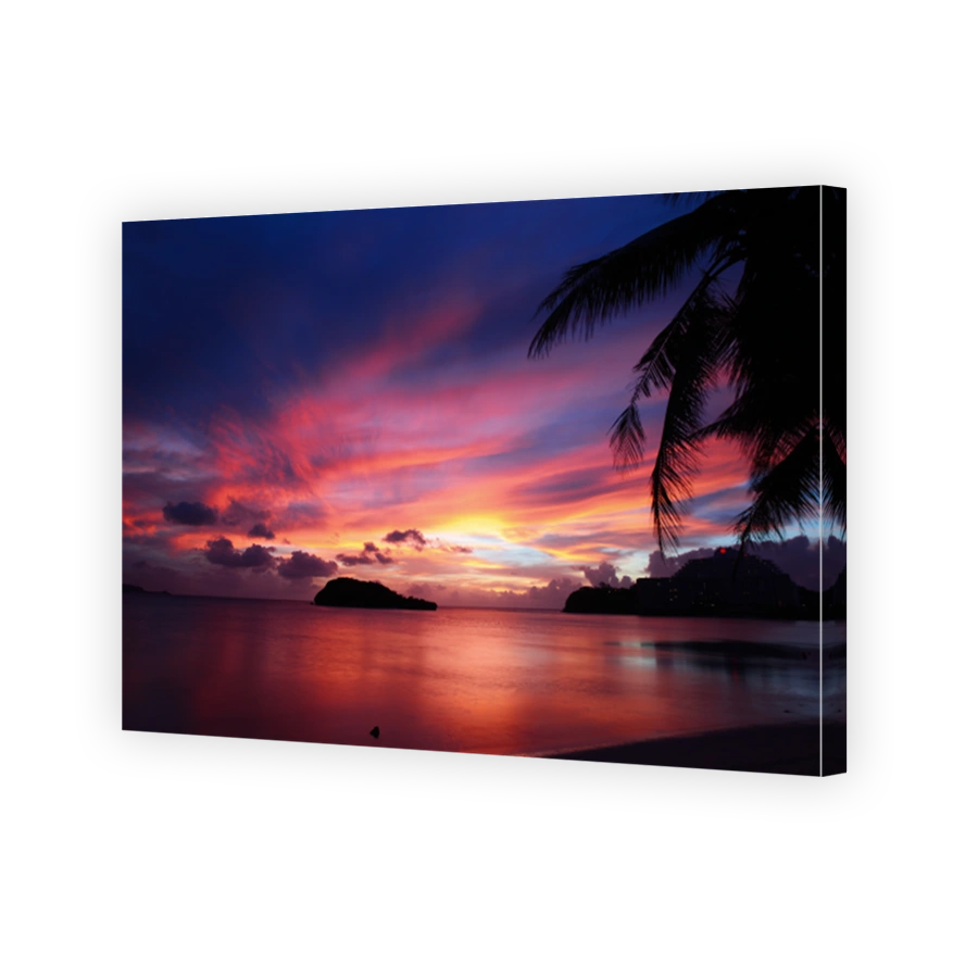 Wonderful summer sunset in Guam