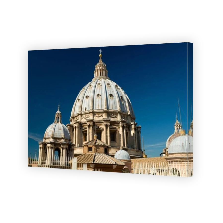 Dome of St. Peter`s Basilica, Rome, Italy