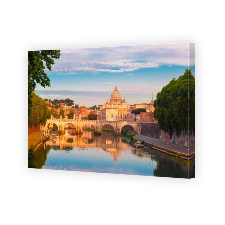 Saint Peter Cathedral in the morning, Rome, Italy.