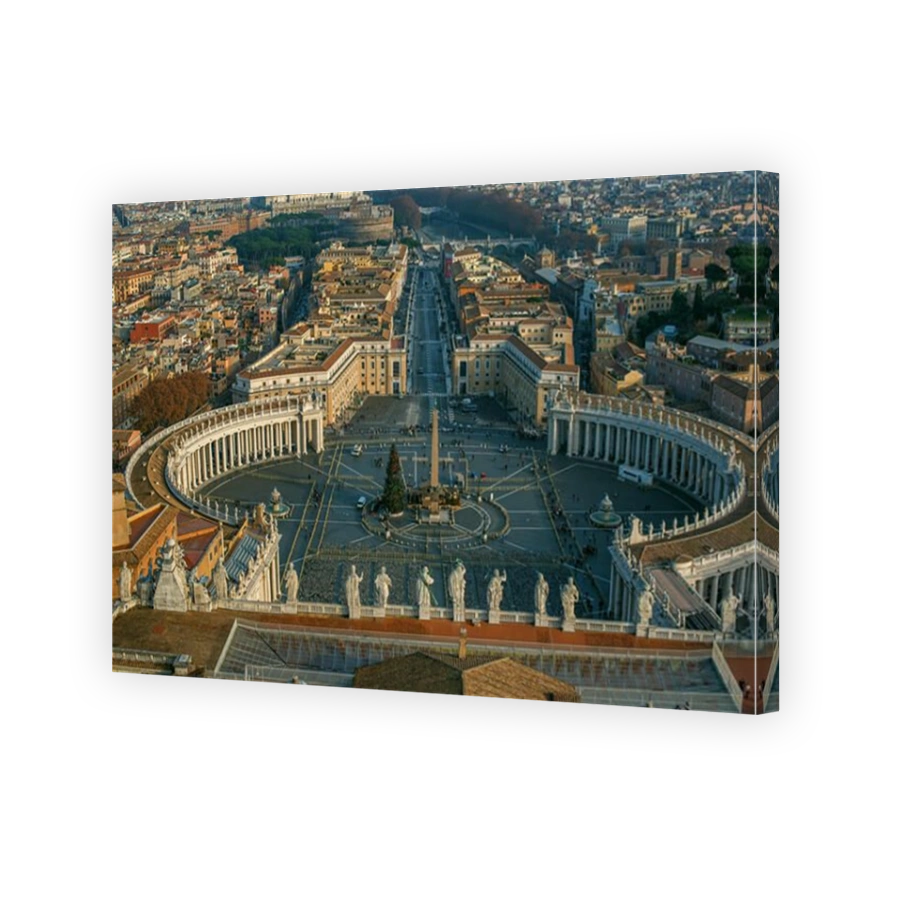 Vatican City and Rome, Italy. St. Peter's Square