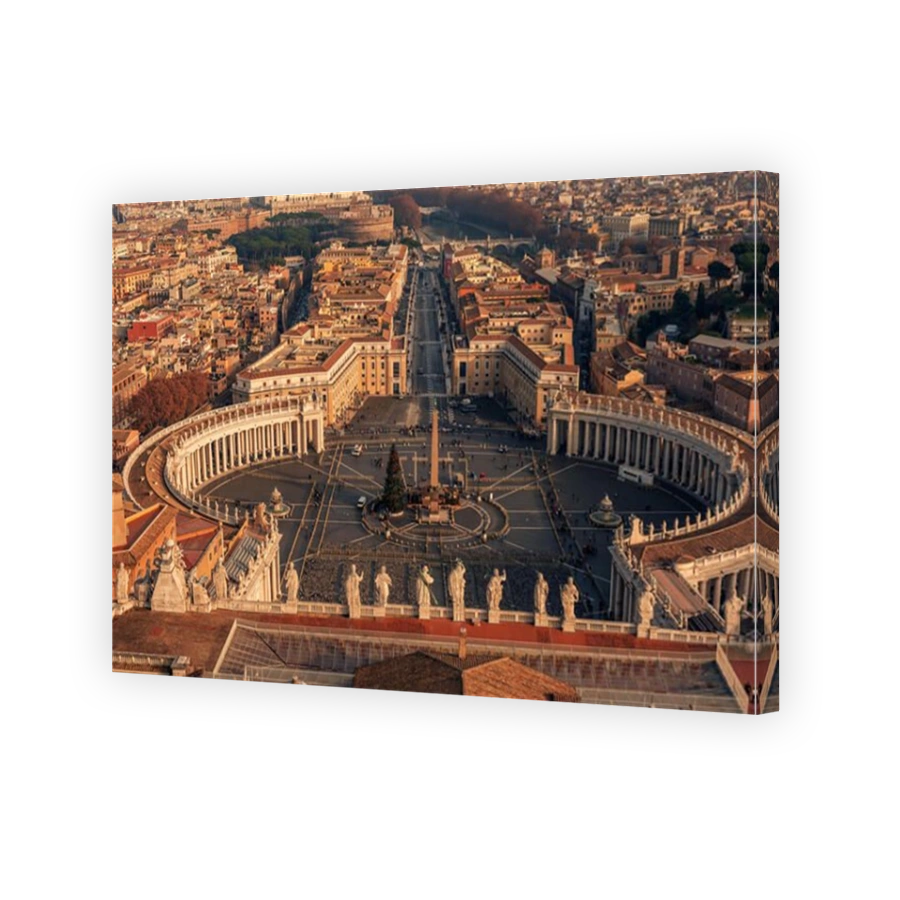 Vatican City and Rome, Italy: St. Peter's Square