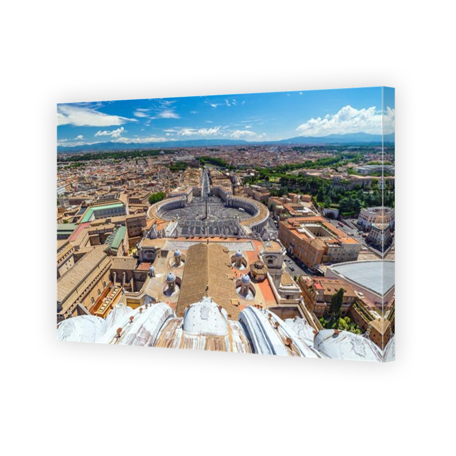 Aerial view at Vatican, Rome, Italy