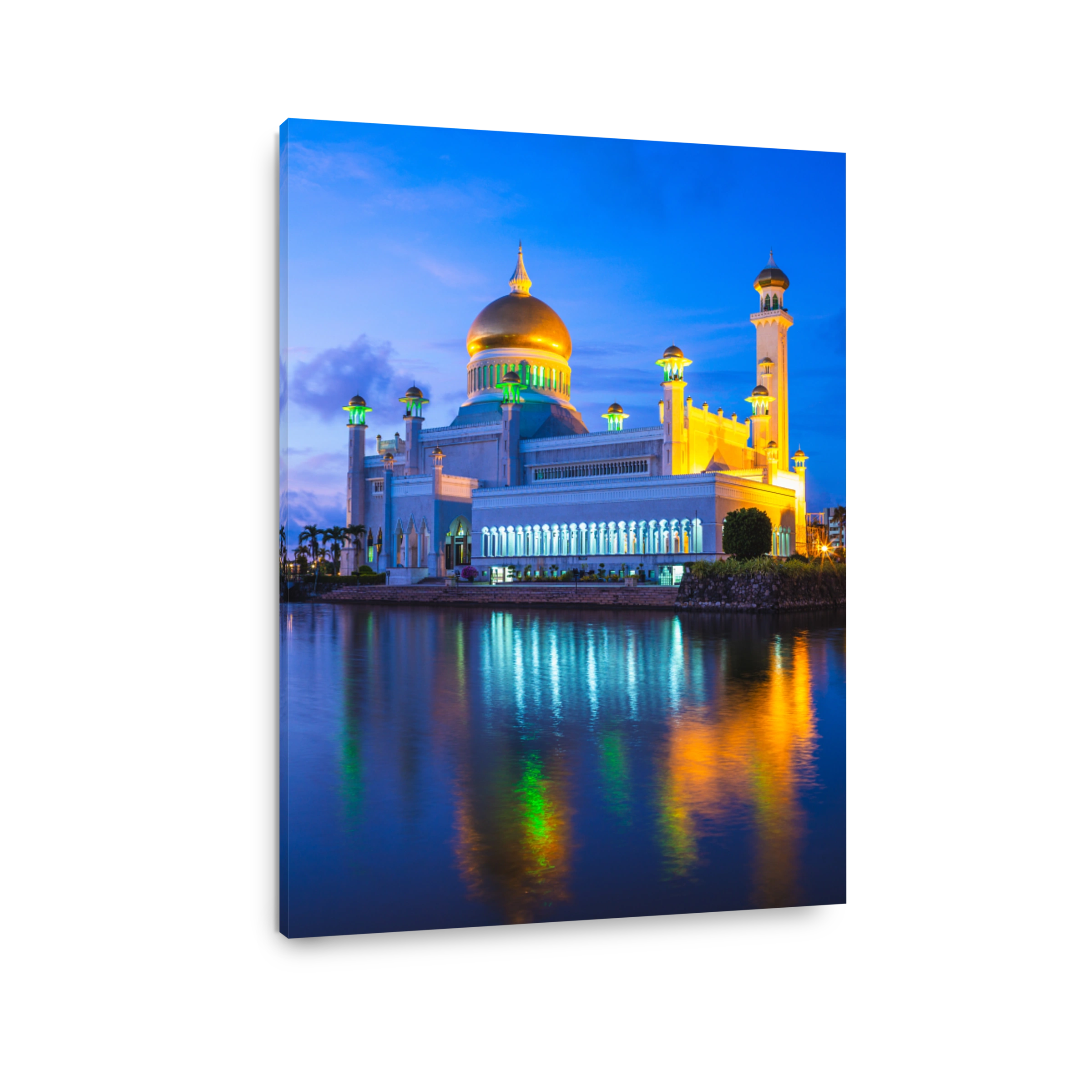 Way leads to Omar Ali Saifuddien Mosque in Bandar Seri Begawan, Brunei Darussalam
