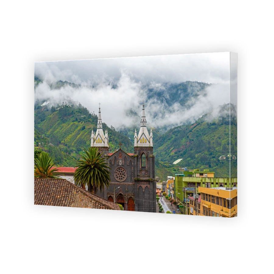 Banos Cityscape, Ecuador