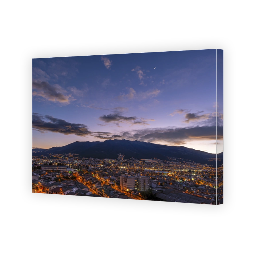 Quito Sunset Cityscape, Ecuador