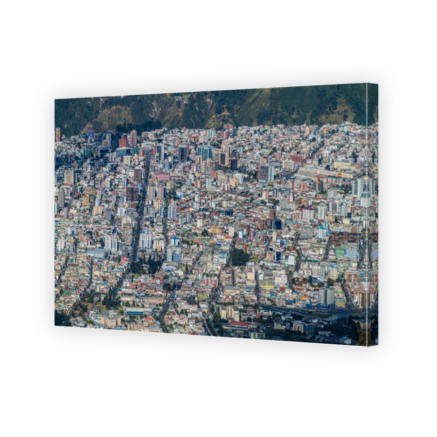 Aerial view of Quito, Ecuador