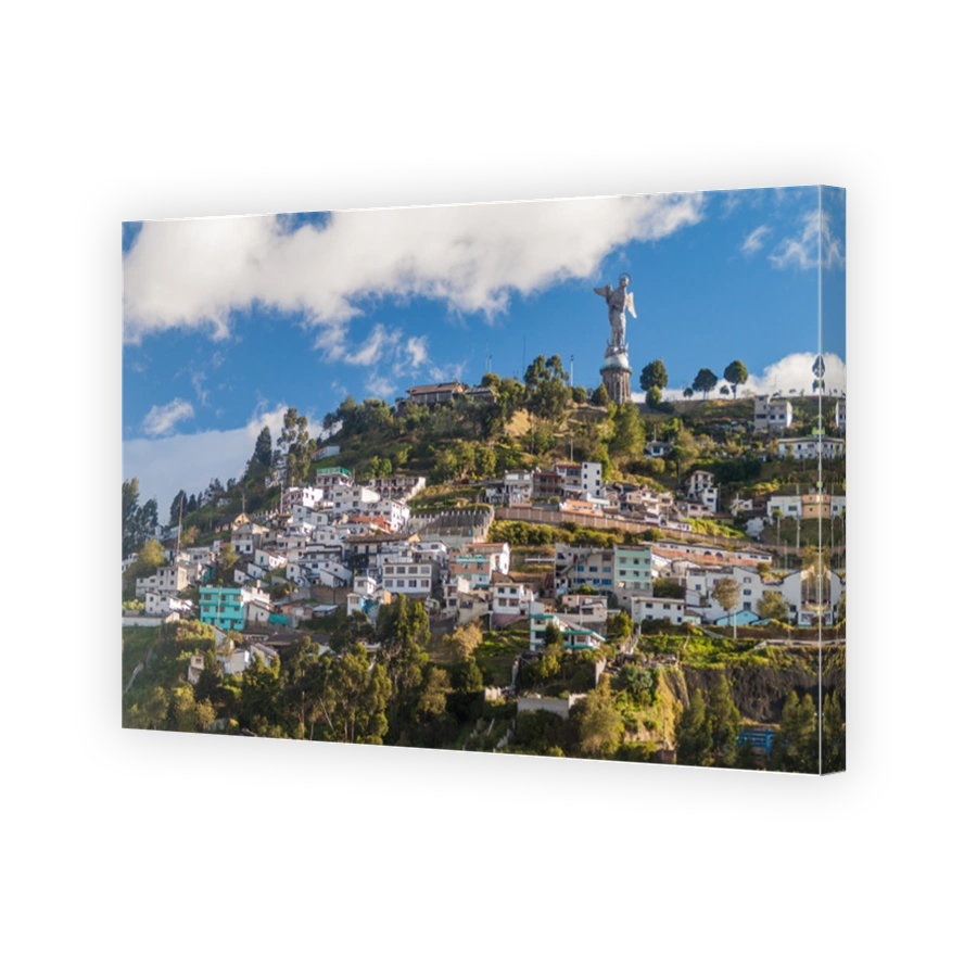 El Panecillo hill in Quito, Ecuador