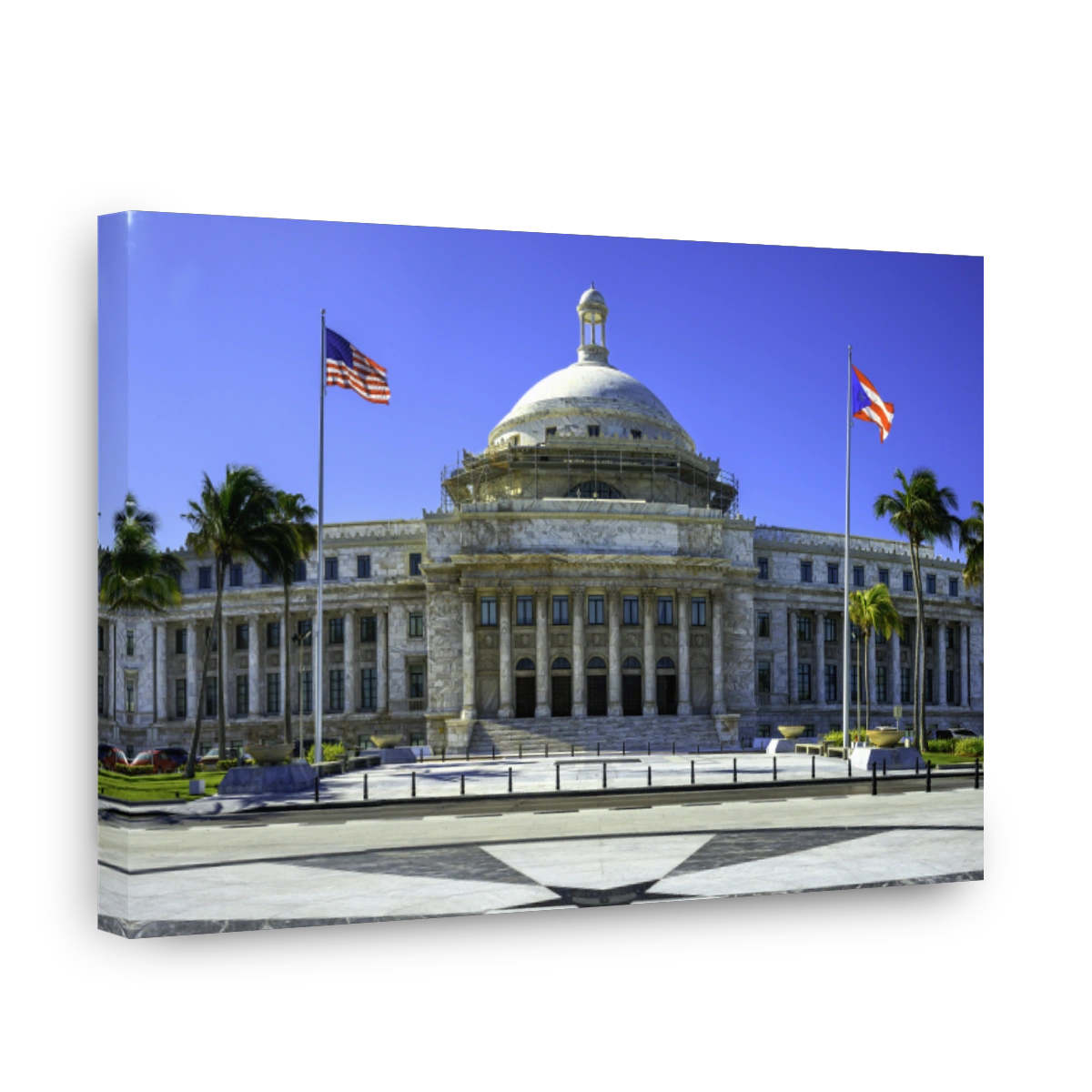 Capitol of Puerto Rico in Old San Juan historic district