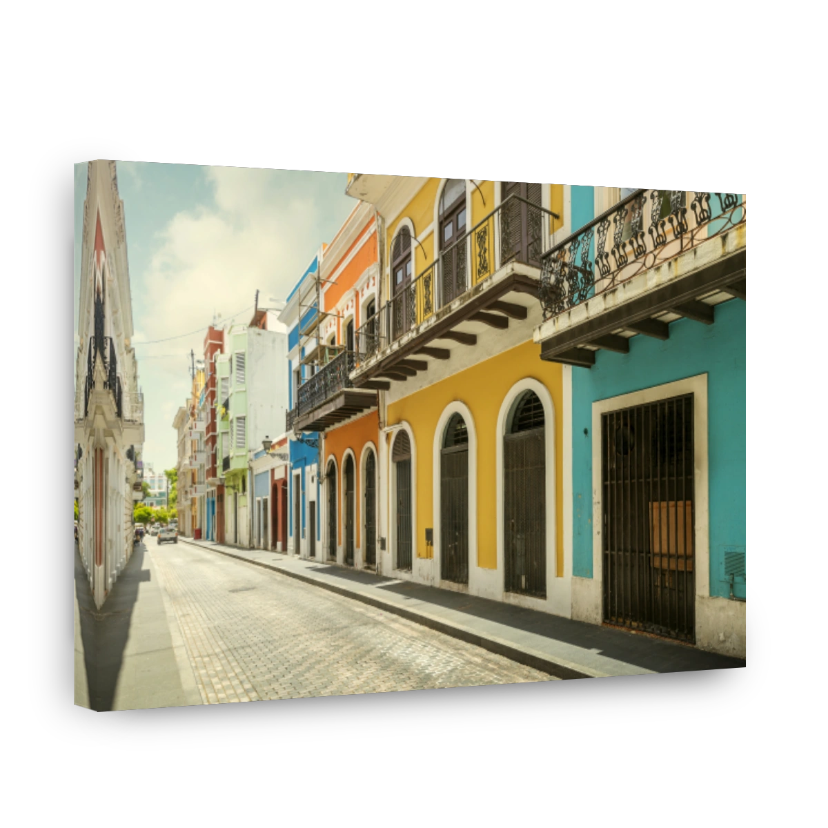 Colorful houses in old San Juan, Puerto Rico
