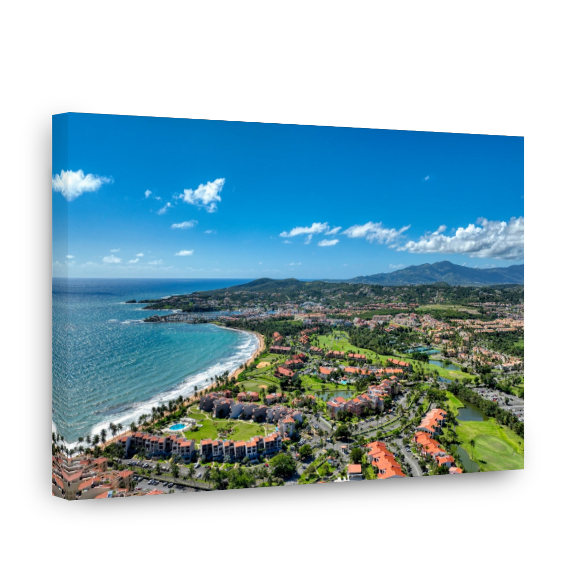 Coastal resort community, Palmas del Mar, Puerto Rico