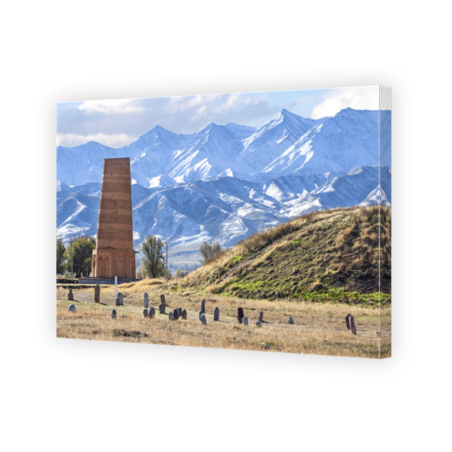 Ancient site of Burana near Bishkek, Kyrgyzstan.