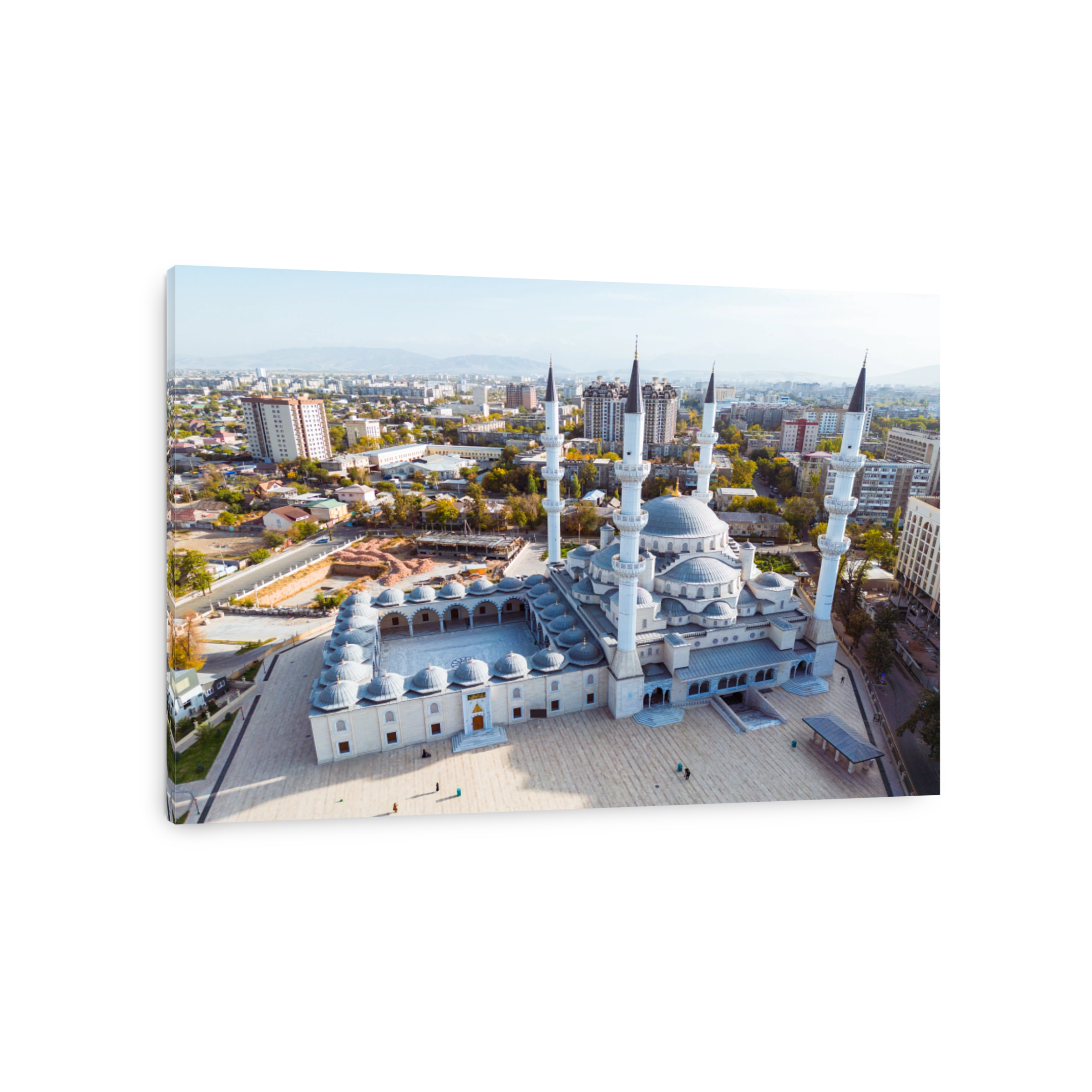 Aerial view of the Mosque