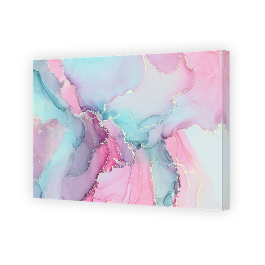 Abstract alcohol ink texture in pastel toned