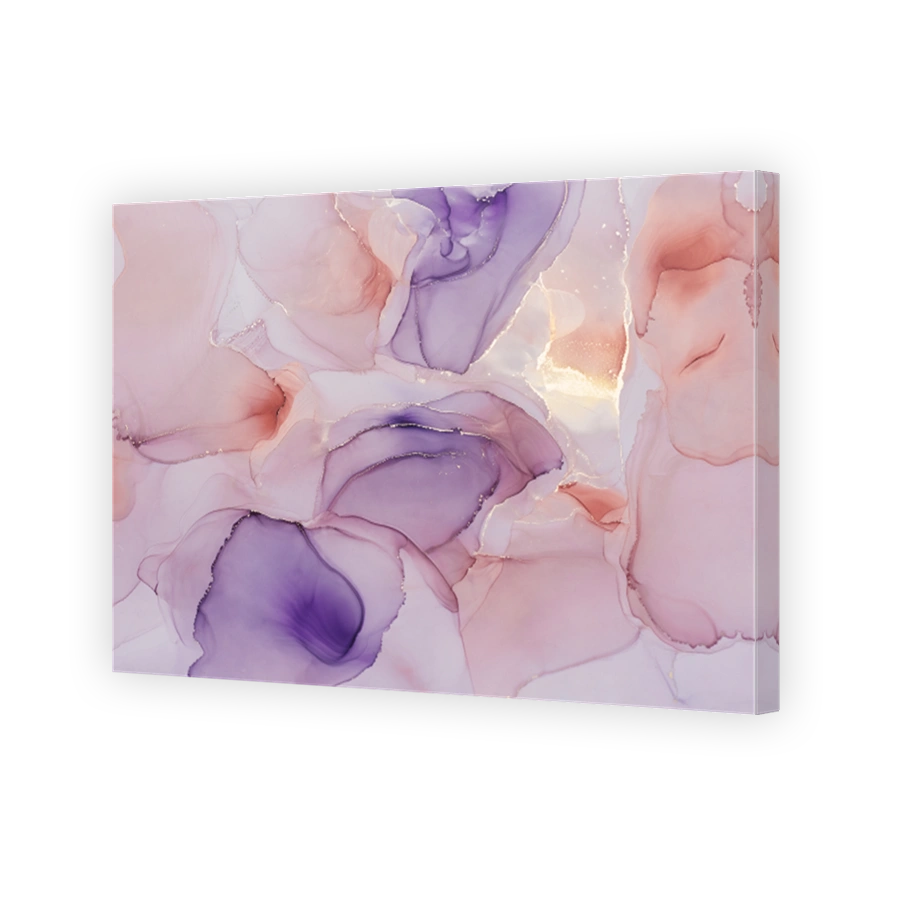 Abstract Alcohol ink Art in soft pastel colors
