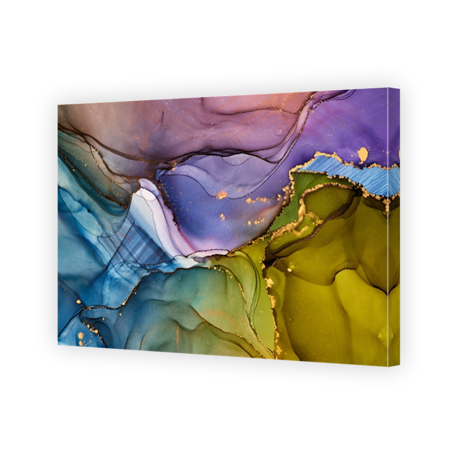 Alcohol ink art.Mixing liquid paints. Modern, abstract colorful background, wallpaper. Marble texture.Translucent colors