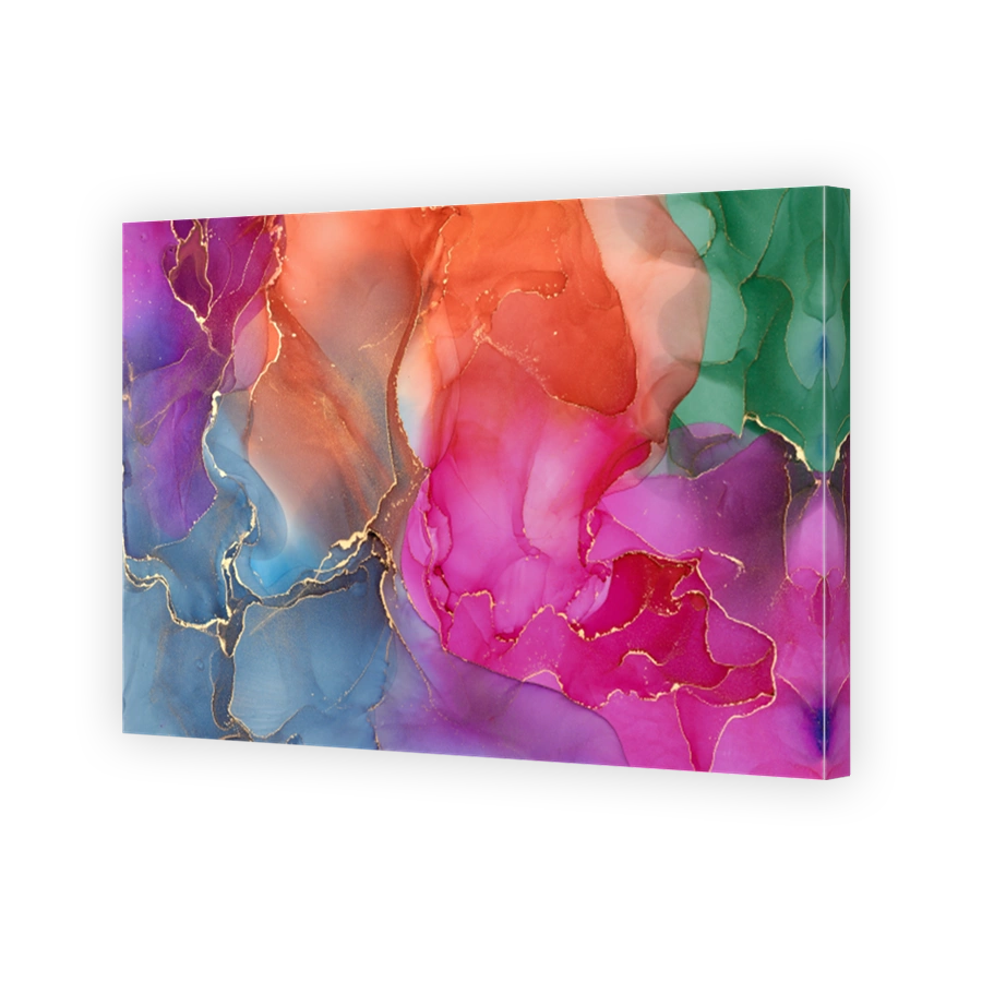 Natural  luxury abstract fluid art painting in alcohol ink technique. Tender and dreamy  wallpaper. Mixture of colors creating transparent waves and golden swirls. For posters, other printed materials