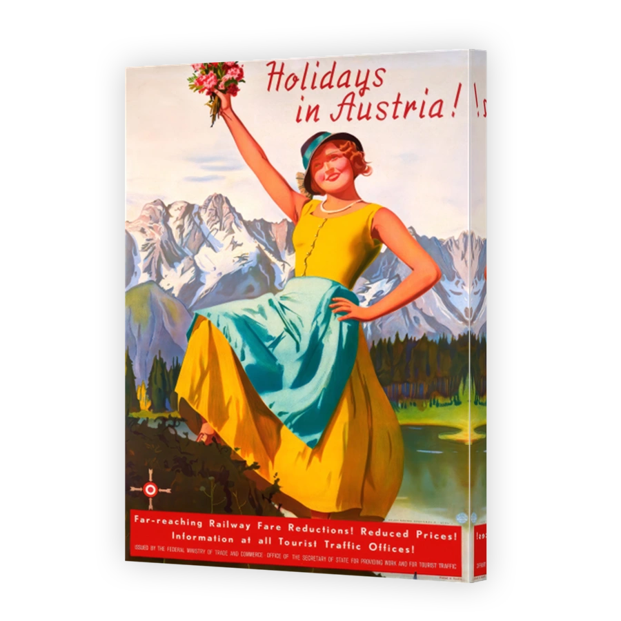 Tp1108    Holidays In Austria, C. 1930s