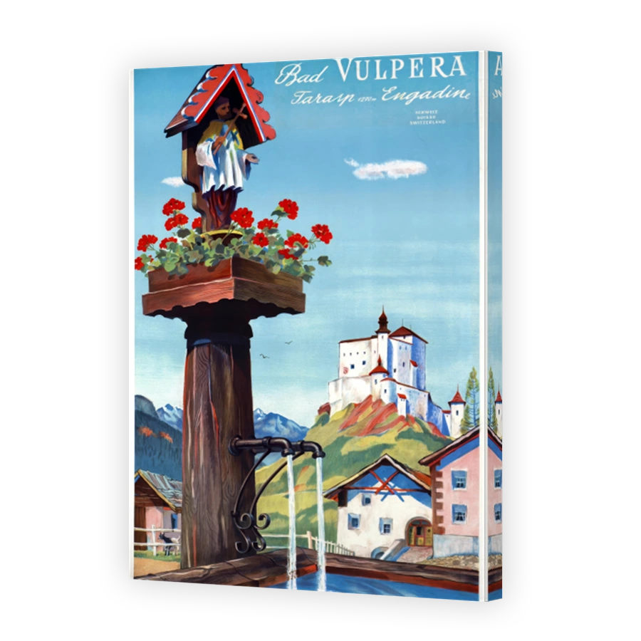 Tp263    Bad Vulpera, Tarasp, Engadin, 1941