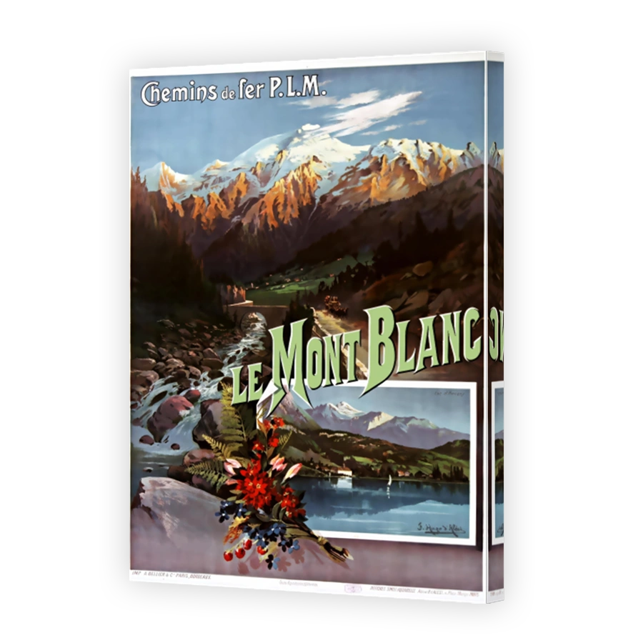 Tp533    Chemins De Fer P.l.m., Le Mont Blanc, C. 1890s