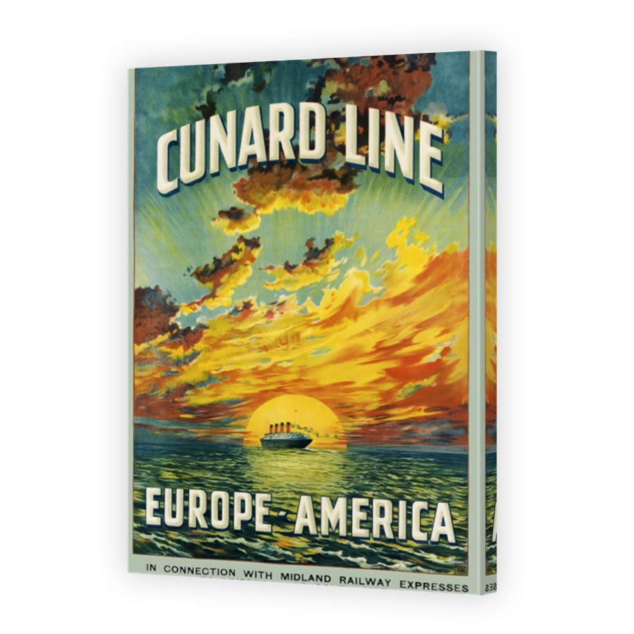 Tp644    Cunard Line, Europe America (aquitania), C. 1920