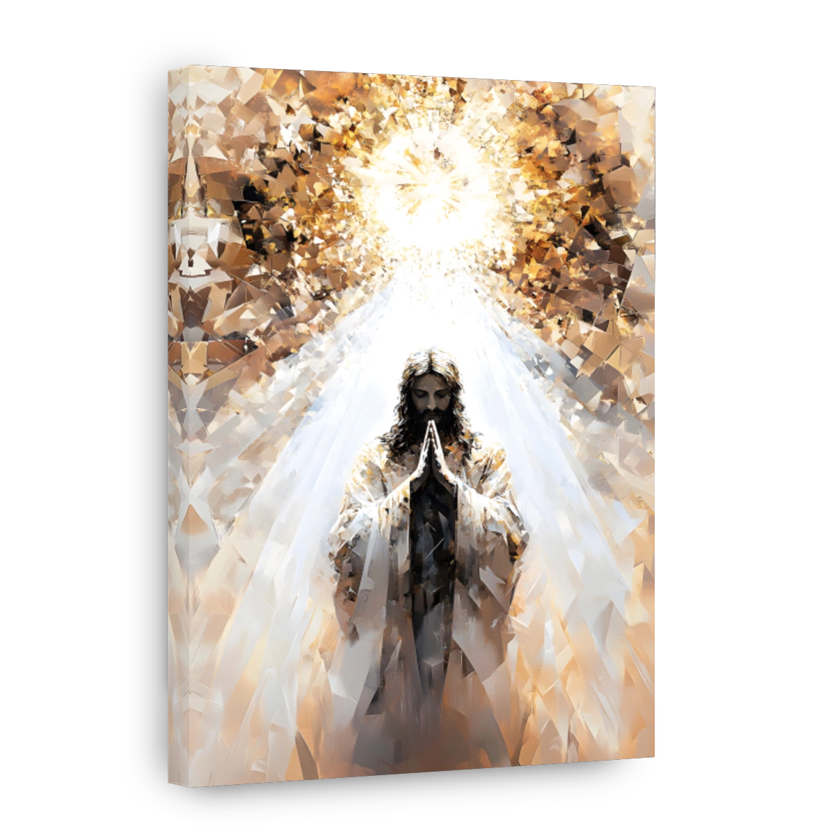 Jesus Christ in Prayer Digital Art