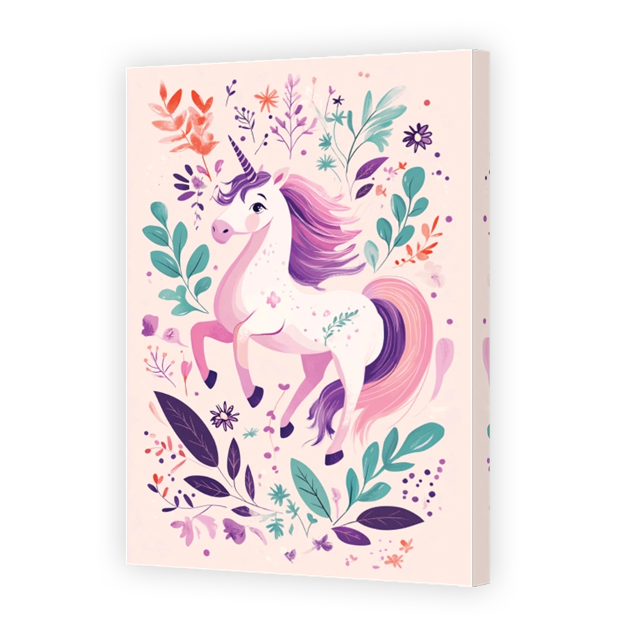 Whimsical Unicorn Digital Art for Nurseries