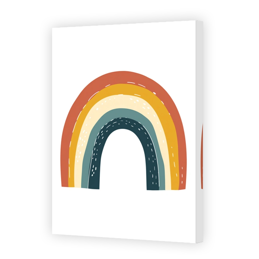 Boho Rainbow Digital Art Print