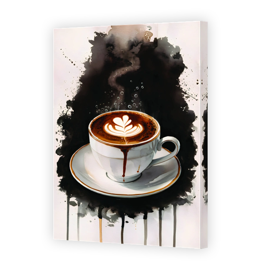 Steaming Coffee Art with Latte Art