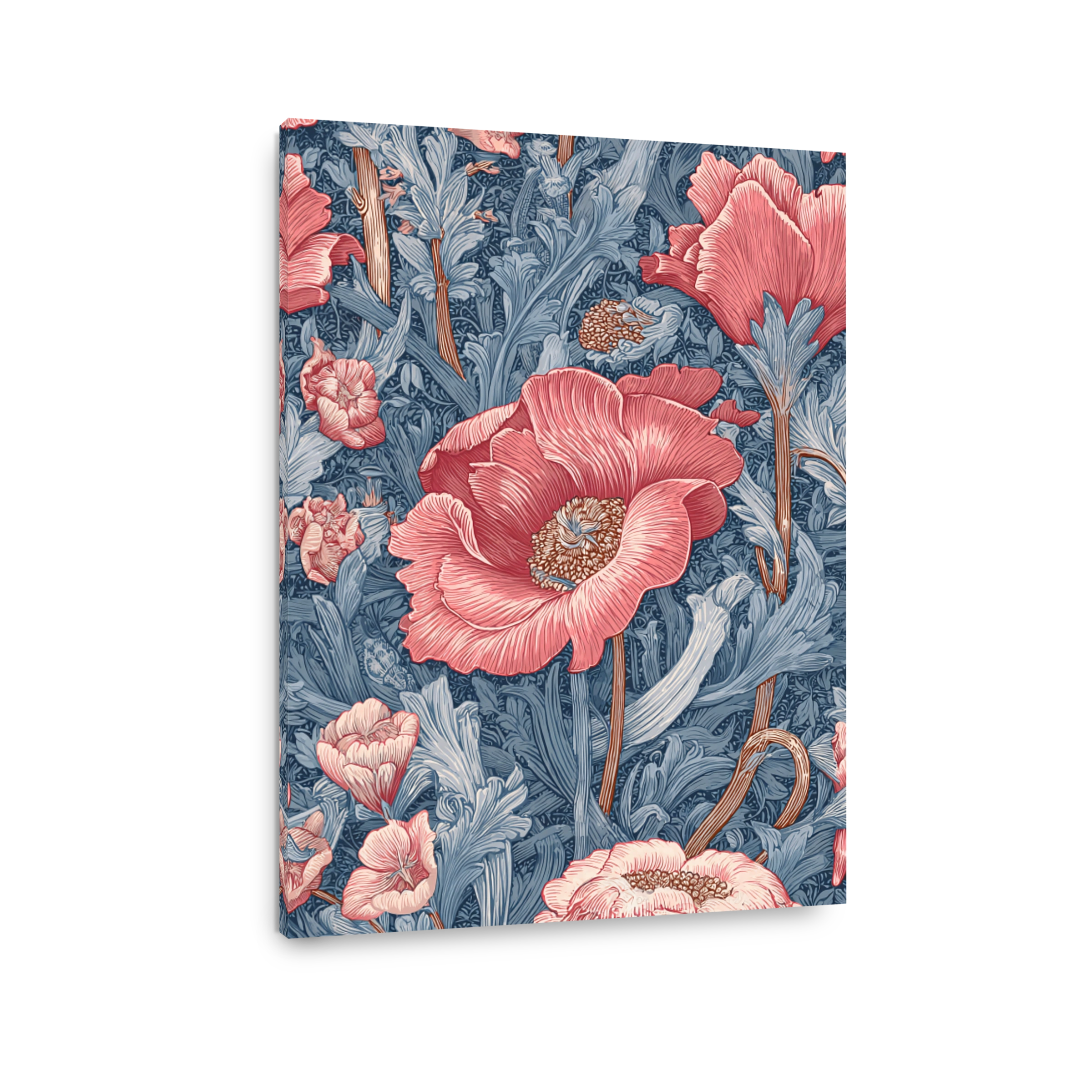 William Morris Inspired Floral Pattern Art