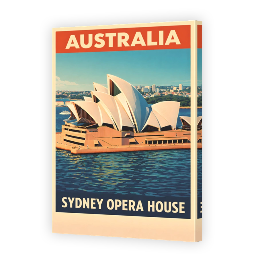 Sydney Opera House Travel Poster