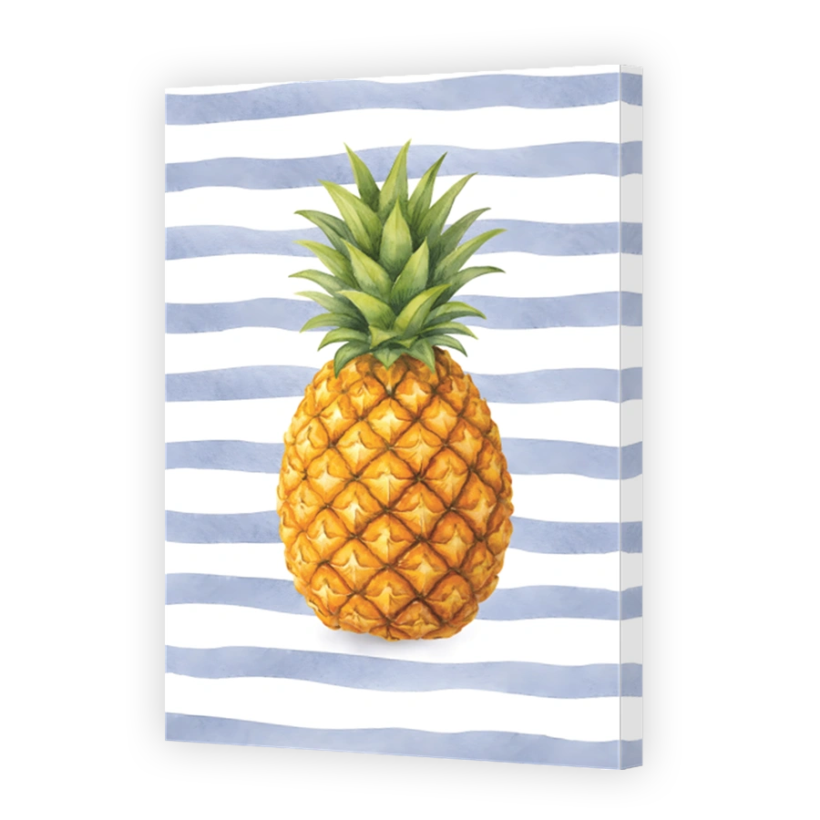 Vibrant Pineapple Watercolour Art