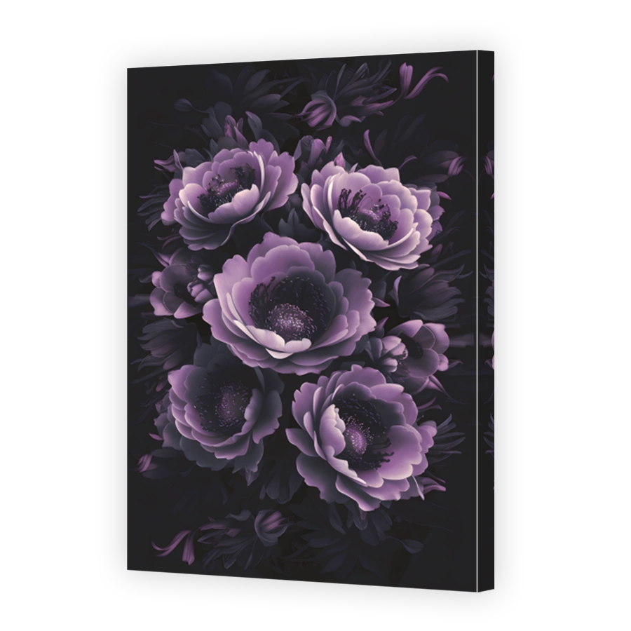Mysterious Vintage Floral Arrangement Digital Art
