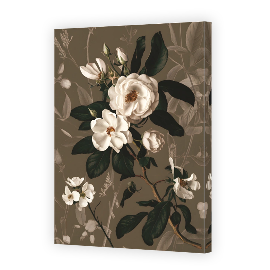 Elegant Vintage Rose Digital Art