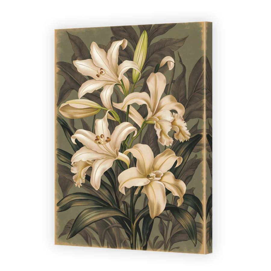 Elegant Lilies Digital Art